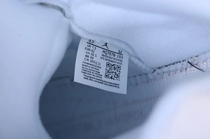 All categories Air Jordan Jordan series basketball shoes Air Jordan 5 Air Jordan 5 Retro "White Metallic" AJ5 Joe 5 Silver HQ7978-103
